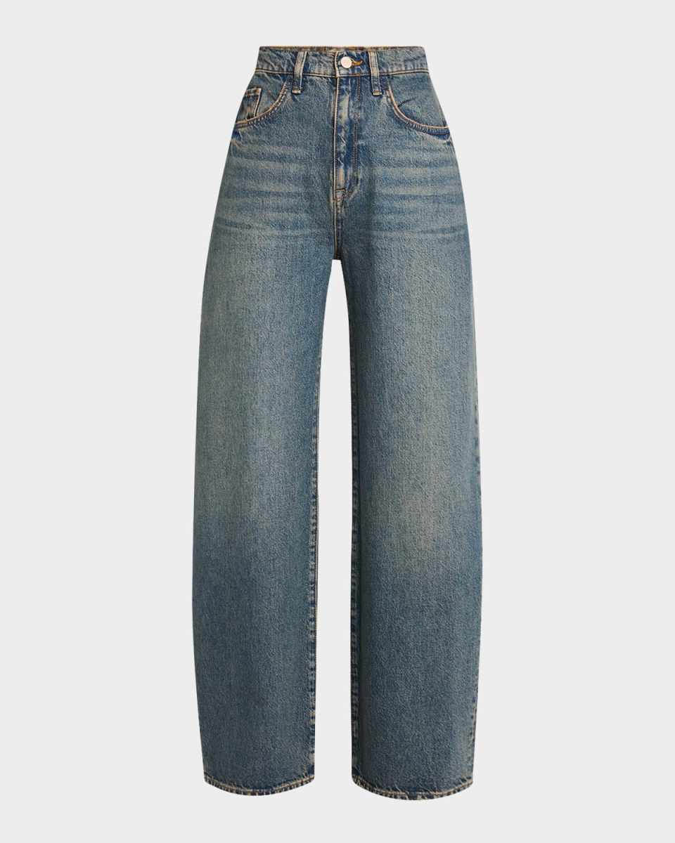 Gerri High-Rise Barrel Jeans